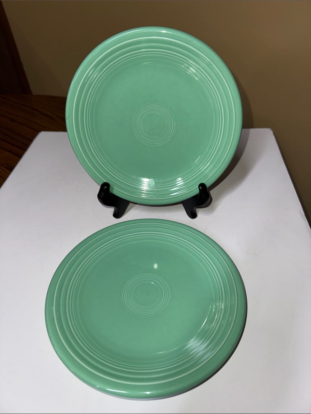 fiesta salad plates seamist 7.25” set of 2